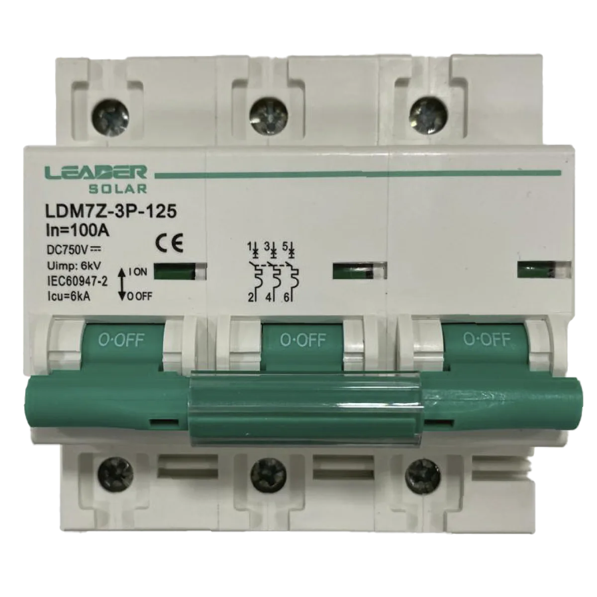 BREAKER DC MCCB 750V 100A 3P