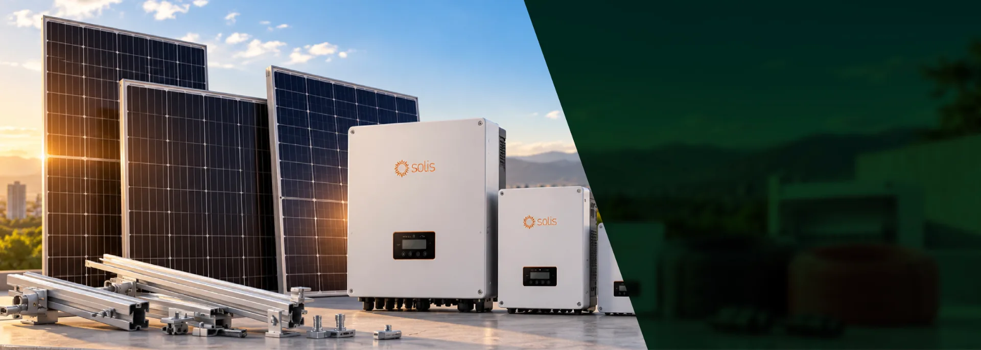 Inversor solar instalado